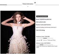 Schwer Verziertes Pailletten-Ballkleid Cocktailkleid mit Illusions-Ausschnitt Schnelltrocknend für Coming-of-Age-Zeremonien Bankette Brautmode