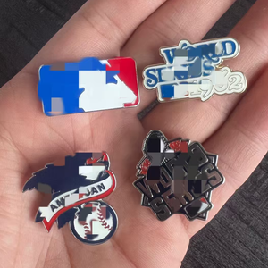 En gros : Épingles de sport métalliques, épingles de revers de baseball américaines vintage, épingles émaillées d'équipes américaines <span class=keywords><strong>pour</strong></span> casquettes, <span class=keywords><strong>pour</strong></span> les fans de clubs de baseball américains, en stock - Product Image 5