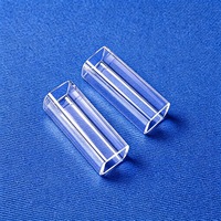 High Temperature Resistant Transparent Square Quartz Tube Custom Size Special-shaped Quartz Glass Tube