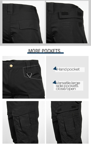 بنطال رجالي خارجي خفيف الوزن كارغو تكتيكي للمشي لمسافات طويلة والصيد بجيوب متعددة | مصنع OEM - Product Image 5