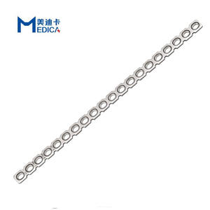 سعر تنافسي للبيطري والصدمات والروم العظام الجراحية الفولاذ المقاوم للصدأ الزرع 1.5 مللي متر لوحة إعادة البناء مستقيم - Product Image 3