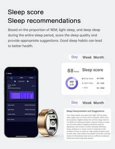 2024 nouvelle technologie <span class=keywords><strong>anneau</strong></span> intelligent R3 magique doigt porter IP68 étanche santé Tracker fréquence cardiaque moniteur de sommeil pour Android iOS - Product Image 4
