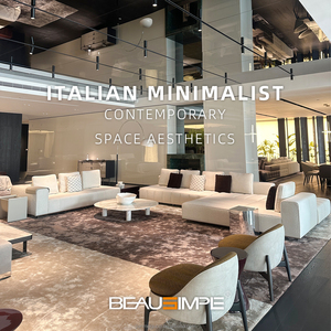 Ý Hiện Đại Mở rộng Cắt Sofa Set Goodman Sofa Ngả Xốp Đầy Vải Cho Thoải Mái Nhà Không Gian Sống - Product Image 5