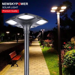 Lampe solaire de cour à haute efficacité, charge rapide, éclairage constant, résistante aux intempéries IP65 pour allées, entrées, parkings, usage commercial - Product Image 4