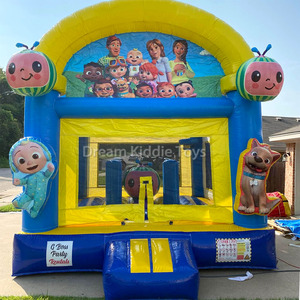 Trampolín Inflable <span class=keywords><strong>Coco</strong></span> <span class=keywords><strong>Melon</strong></span>, Castillo Inflable con Tobogán, Jumper, Castillo Hinchable para Niños, Juegos Inflables - Product Image 5