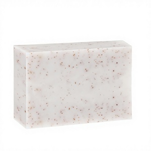 Oatmeal Essential Oil Cold Process Handmade Liquid Soap Facial Cleansing Bathing Goat Milk Bar Soap herbal <b>scrub</b> soap - Product Image 3