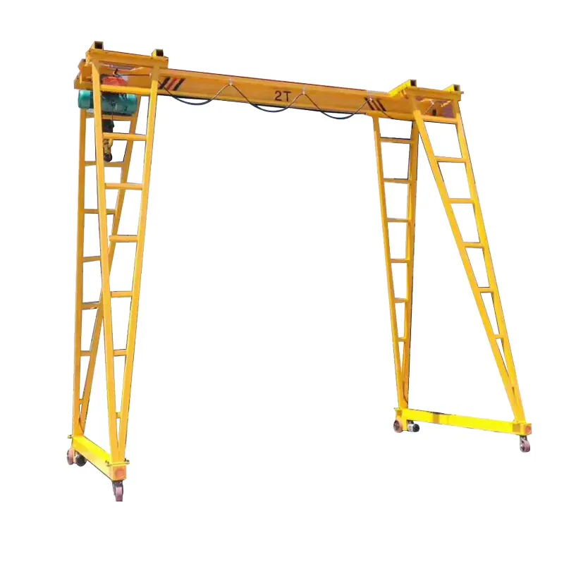 Wholesales professional factory price high altitude lift small mobile gantry crane lifting equipment