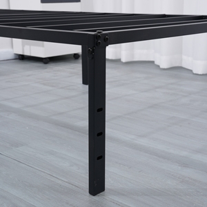 Base de Cama Individual Metálica Negra de 12 Pulgadas, Fácil de Montar sin Herramientas, para Dormitorio de Hotel u Hogar, Venta al Por Mayor - Product Image 4