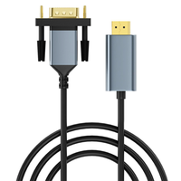   Kabel VGA Berlapis Emas ke Kabel VGA Male to Male