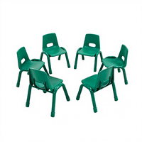 Chaises pour enfants de haute qualité, modernes, en plastique durable, portables, sûres et écologiques, pour l'école, le salon et l'extérieur
