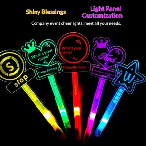 Bâton lumineux LED en acrylique à télécommande, personnalisable, pour Halloween, <span class=keywords><strong>anniversaire</strong></span>, Nouvel An – Nouveautés très demandées - Product Image 4