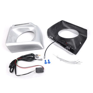 Cubierta Decorativa para Faros Delanteros Mercedes-Benz Clase G W463 con Luces LED DRL Plateadas y Negras, Juego de 1990-2015 - Product Image 4