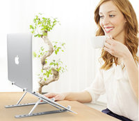 Support de bureau ergonomique réglable pour ordinateur portable, support de rehaussement portable pour ordinateur portable