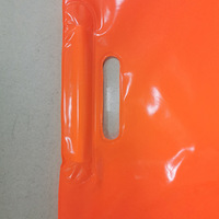 Sac mortuaire imperméable à 4 poignées avec fermeture éclair centrale, style uni, enduit PVC, pour transport de cadavres en cas de catastrophe, pour funérailles et hôpitaux