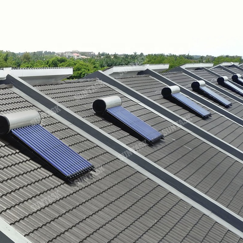 Высокоэффективная система солнечного водонагревателя под давлением CPC