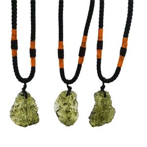 MECYLIFE Irregular Artificial Stone <strong>Necklace</strong> <strong>Moldavite</strong> <strong>Necklace</strong> - Product Image 3