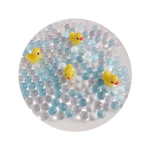 Artesanías temáticas de patos nadadores Ocean Sea Like No Hole Round Ball Beads <span class=keywords><strong>con</strong></span> Little Yellow Duck Mixed For <span class=keywords><strong>Slime</strong></span> Add Ins - Product Image 3
