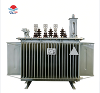 Transformateur immergé dans l'huile S13 ONAN à enroulement en cuivre triphasé 10 kV 50 kVA, refroidissement par huile, pour réseau électrique, fourni directement par l'usine