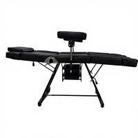 Chaise de tatouage hydraulique réglable |   Lit de salon de beauté multifonctionnel pour tatouage, piercing et soins du visage