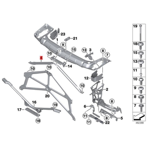 Estabilizador en V de parachoques delantero para <span class=keywords><strong>BMW</strong></span> Serie 2 F23 LCI [M240iX] 2017-2019 51647245789 - Product Image 2
