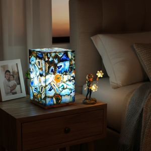Handmade Resin Flower-Shaped LED <b>String</b> <b>Lights</b> Night <b>Light</b> Diving Statue Underwater Theme Mother's Day Gift Home - Product Image 3