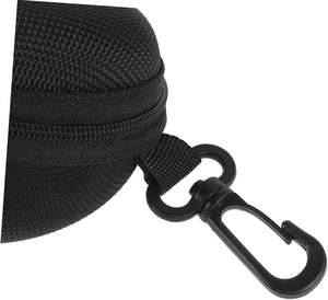 Étui à lunettes triangulaire portable en EVA noir avec fermeture éclair, vente en gros d'usine, pas cher - Product Image 3