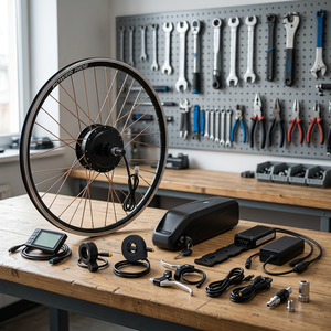 250-1000W <b>Hub</b> Motor Brushless E Bike Conversion Kit Integrated Controller Lithium Battery LED Display <b>Electric</b> Bicycle Upgrade - Product Image 2