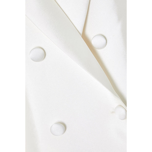 Áo khoác Blazer Vải Lanh Hoa dài thông thường dáng ôm một nút thanh lịch cho nữ mới Áo khoác thêu 3D đầy đủ - Product Image 4