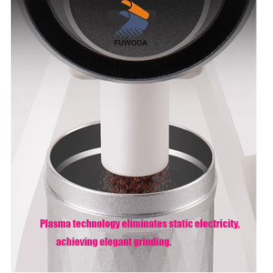 <span class=keywords><strong>Moulin</strong></span> à café électrique 220 ~ 240V/120V noir blanc 60mm couteau plat en acier inoxydable <span class=keywords><strong>moulin</strong></span> à café pour la maison et le café - Product Image 4