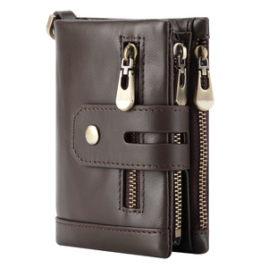 Portefeuille en cuir PU de fournisseur OEM chinois, designs de mode innovants, organiseur de sacs à main pour hommes, femmes et dames, à deux ou trois volets - Product Image 2