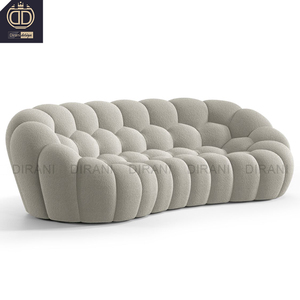 Canapé Bulle Moderne Nid d'Abeille Blanc 3 Places <span class=keywords><strong>Style</strong></span> Unique Sacha Lakic, Meuble Salon Italien - Product Image 2