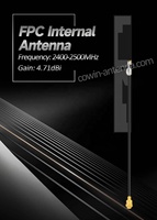 Antenne WIFI interne flexible FPC 2.4G intégrée 40*6MM 5dBi, petit connecteur, micro-antenne