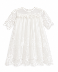ชุดเดรสลูกไม้ลายดอกไม้สุดหรูพร้อมแขนเสื้อปักลายสำหรับงานแต่งงาน - Product Image 2