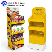 Support de présentation personnalisé en carton pour bonbons, snacks, friandises, chocolats, noix, promotion en magasin