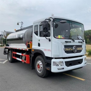 Nouveau camion distributeur d'asphalte Dongfeng 9 tonnes / camion pulvérisateur de bitume pour le pavage et l'entretien routier - Product Image 2