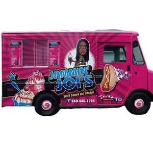 Ice <strong>Cream</strong> Car Vinyl <strong>Wrap</strong> for Food Van Decor - Product Image 1