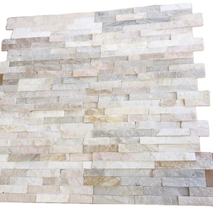 Custom-Size a forma di Z dorato giallo <span class=keywords><strong>naturale</strong></span> quarzite rivestimento della parete di pietra moderno rustico superficie Modulare <span class=keywords><strong>antiacido</strong></span> esterno - Product Image 2