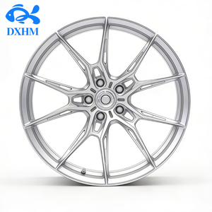 ล้อแม็กซ์ซิลเวอร์สปลิตสปอค สำหรับรถแข่ง ขนาด 19x9.5J 5x120 +20 มม. CB72.6 <span class=keywords><strong>5</strong></span> รู แบบเว้าลึก สำหรับรถแต่งสุดหรู VIP Stance <span class=keywords><strong>Pro</strong></span> - Product Image 3