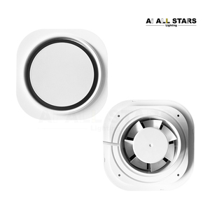Ventilateur de plafond tendu, ventilateur d'extraction pour salle de bain, éclairage encastré commercial GU10 pour plafond en film tendu - Product Image 6