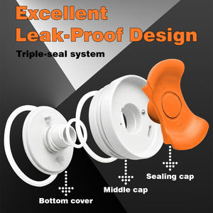 Thermos élégant SMILEDRINK OEM, tasse isotherme, 12h chaud, 12h froid, anti-fuite, vente en gros, bouteille sous vide pour café/thé - Product Image 4