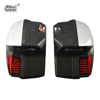 Sacoche latérale de moto Fournisseur 37L ABS rigide Sacoche de selle Boîte latérale de moto personnalisée Boîte de rangement de moto