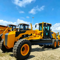 Niveleuse à moteur 4180D, 140 kW, transmission à changement de vitesse, cabine ROPS FOPS, climatisation, pour travaux de nivellement au sol dans les aéroports et sur les sites miniers