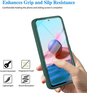 Coque de Téléphone Antichoc Hybride 2 en 1 Souple en TPU et PC, Protection Intégrale 360° avec Dos Transparent Clair, pour <span class=keywords><strong>Redmi</strong></span> <span class=keywords><strong>Note</strong></span> 10 <span class=keywords><strong>Note</strong></span> 10s - Product Image 2