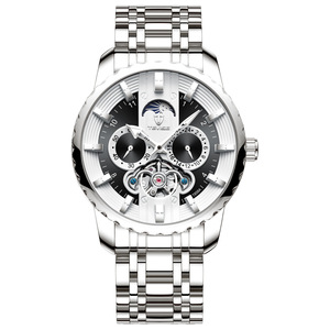 Top Design 3D Tourbillon Mechanical Wristwatch for Men Hollow-out Businessman Fashion Watch - Product Image 2