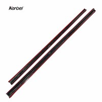 Faldones Laterales Karbel Kb de Fibra de Carbono Seca con Acabado Brillante para BMW Serie 3 LCI G20 325i 330i 340i M Sport 2019-2023
