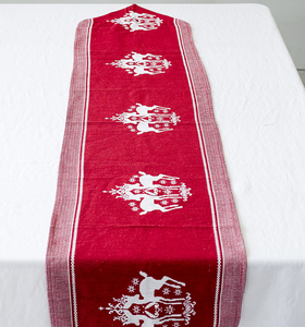 Fabricants Vente en gros de décorations de Noël, décorations de bureau, chemins de table créatifs de style impression Elk de Noël - Product Image 3