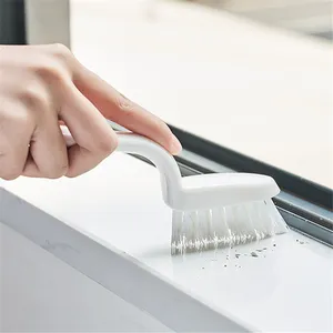 Brosse de nettoyage multifonction, brosse pour le nettoyage des fentes de porte et des vitres, 1 pièce