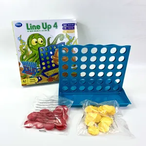 Educational plastic chess bingo games connect game toy line up 4 chess game toy