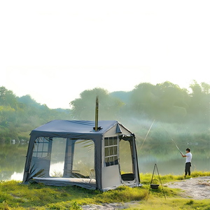 <span class=keywords><strong>Tenda</strong></span> Gonfiabile a Forma di Casa, per Campeggio all'Aperto, Impermeabile, Antivento, Portatile, Calda, Grande, Nessun Montaggio Richiesto - Product Image 2