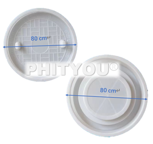 시공학 맨홀 검사용 콘크리트 원형 맨홀 커버 플라스틱 몰드의 하이 퀄리티 및 비용 효율적 - Product Image 2